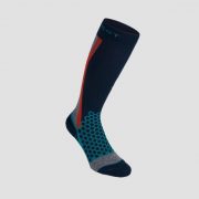 compression-socks-winter-navy-red